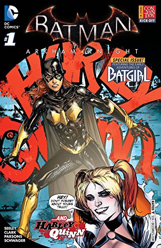 BATMAN ARKHAM KNIGHT BATGIRL AND HARLEY QUINN #1 IN-STORE CONVENTION KICK OFF VARIANT DC COMICS