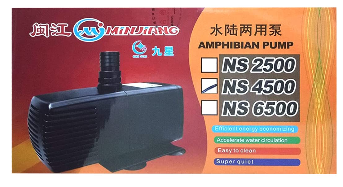 JAINSONS PET PRODUCTS MiNJiANG Aquarium Submersible Water Pump For Fountain/Ponds/Swimming pool (NS 4500) (Power: 85 W, F.MAX: 3800L/H, H. MAX: 3.5 METRE) (B09JG26G7N) Amazon Price History, Amazon Price Tracker