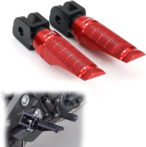 Pedal de pie para motocicleta, reposapiés delantero para Yamaha MT-07 MT07 MT 07 2014-2022 2015 2016 2017 2018 2019 2020 2021 MT-07 Tracer GT 2019