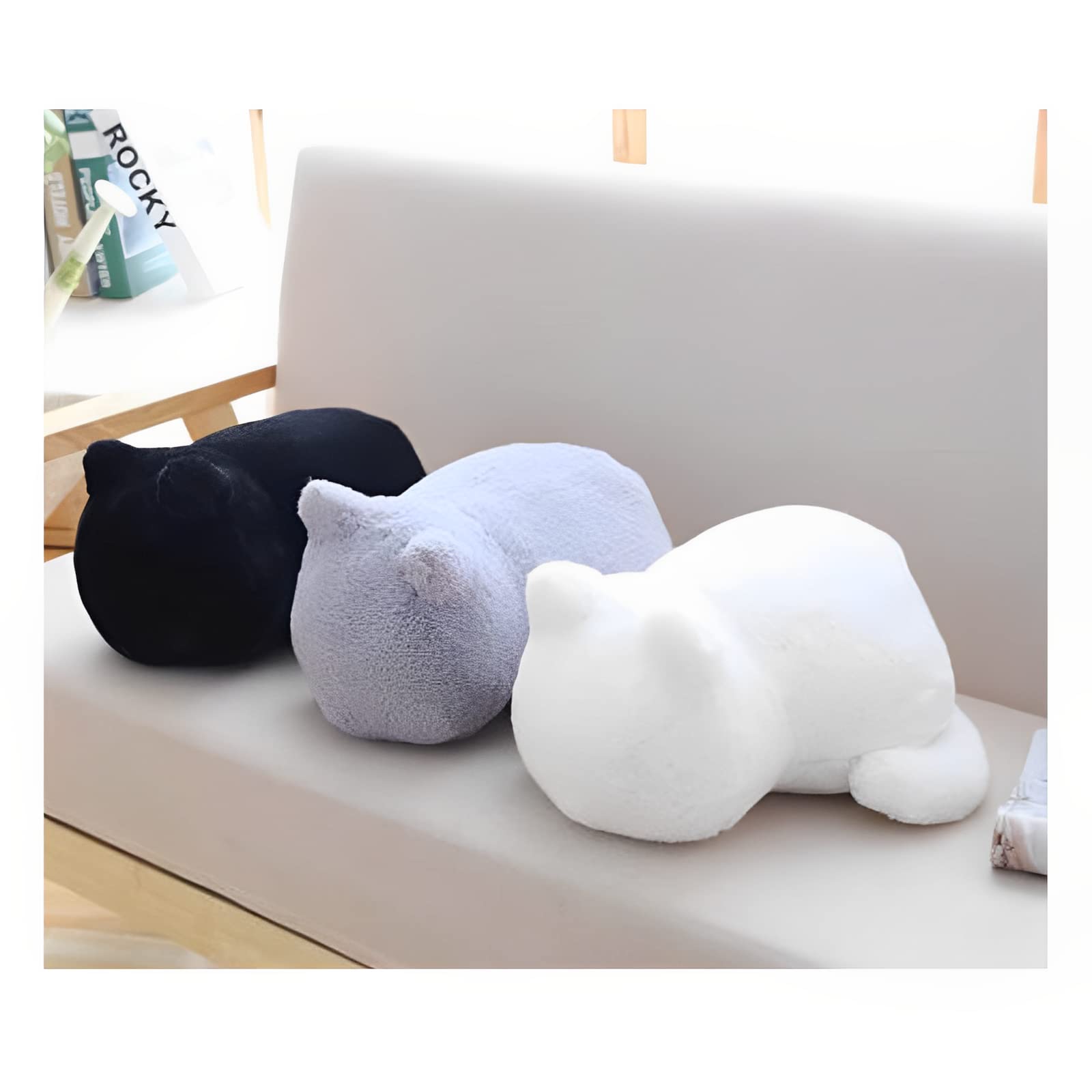 ホワイト猫型ぬいぐるみ ☆白猫☆ ぬいぐるみ・ | ぬいぐるみ専門店 くろにゃん