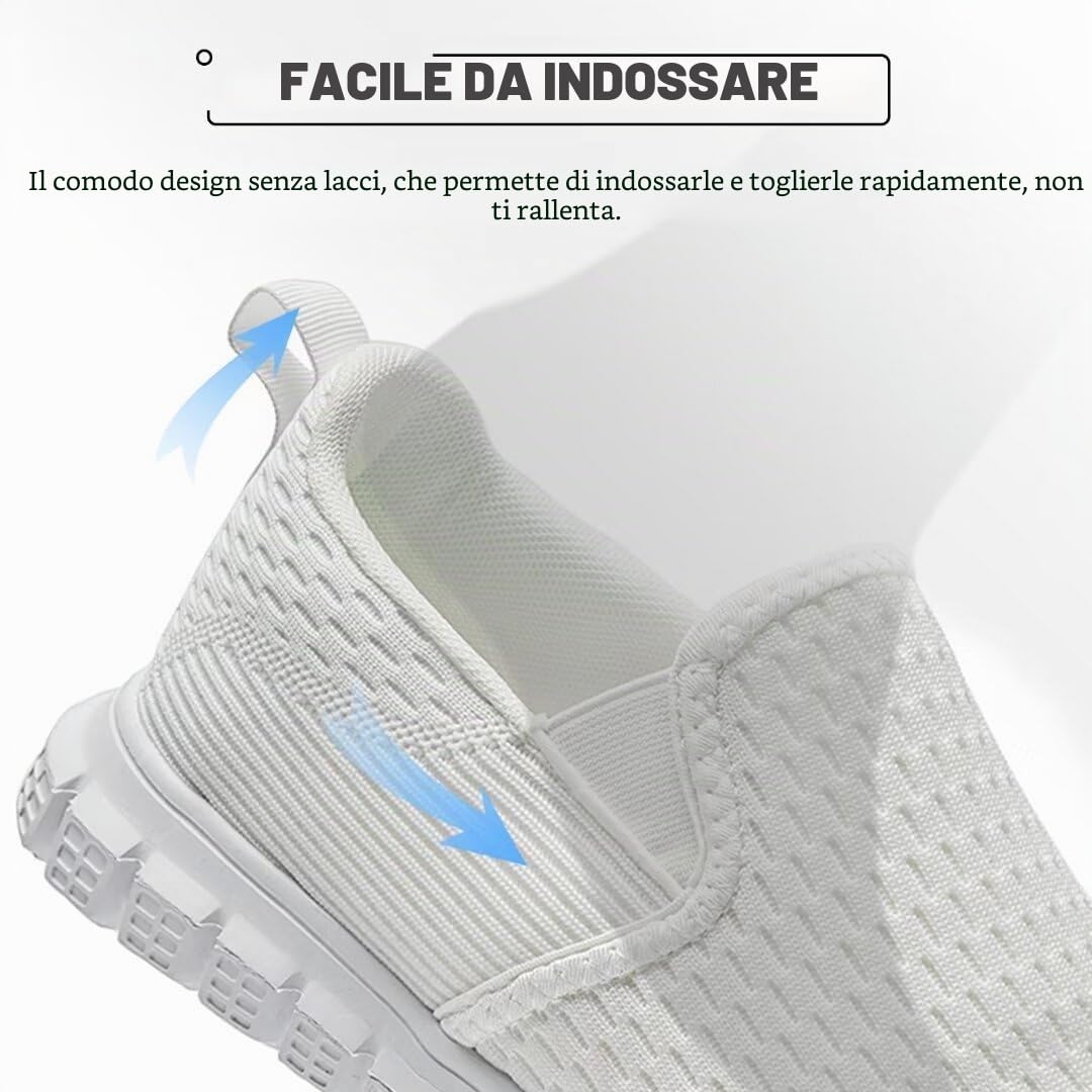 Oltyutc Mocassini da Uomo Slip on Sneaker Casual Scarpe da Running Corsa Scarpe Antinfortunistica Leggera Fitness Traspirante Camminata