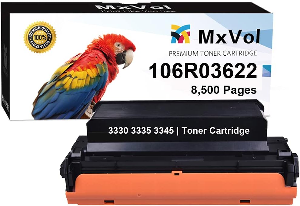 Compatible WorkCentre 3335 3345 Phaser 3330 106R03622 Toner Cartridge use for Xerox 3335 3335/DNI 3345 3345/DNI 3330 3330/DNI Printer, High Capacity 8,500 Pages (1-Pack, Black)