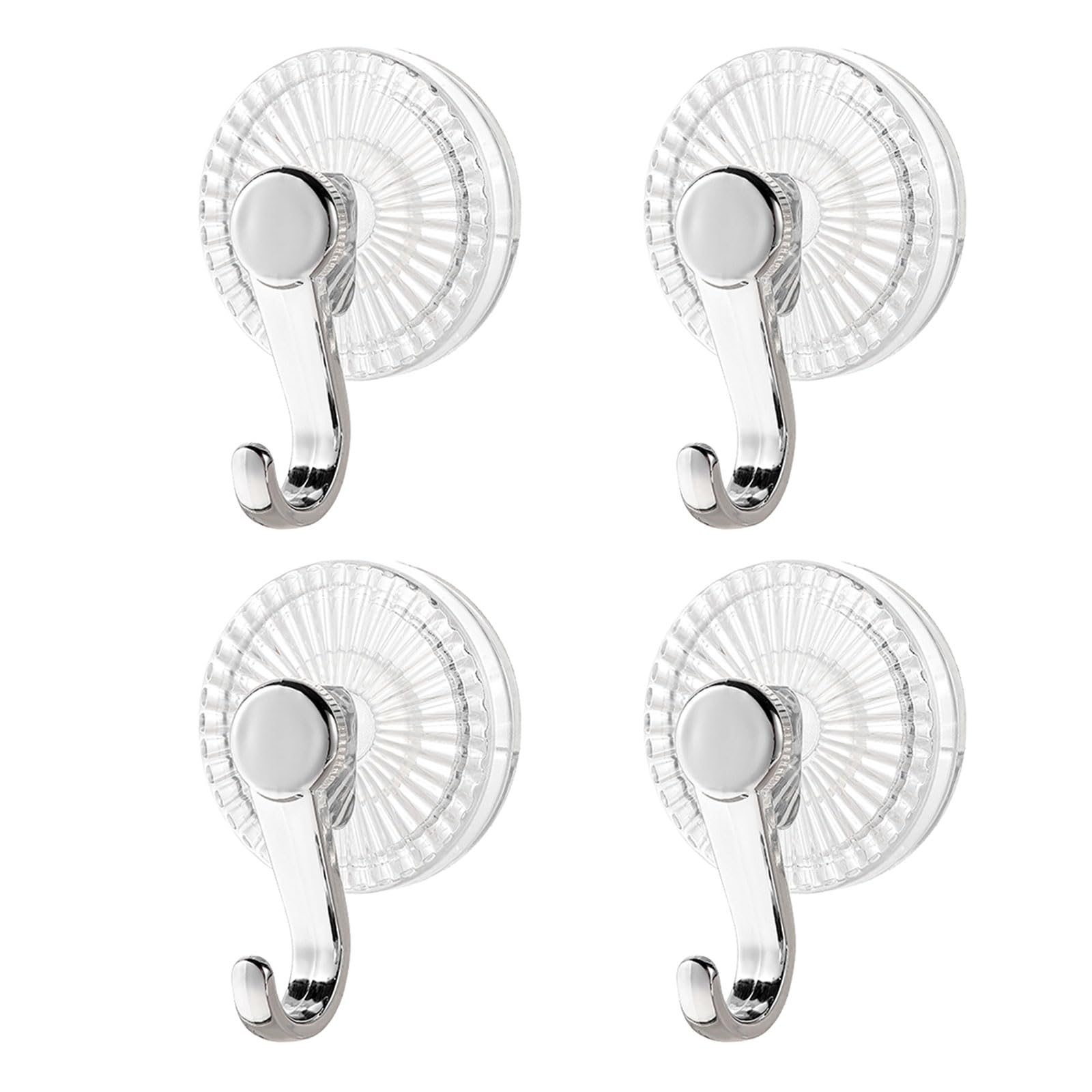 Kalttoy Functional Suction Cup Hooks Bathroom Towel Hangers Sturdy Without Drill Installation for Wet Area Home Storage Strong Suction Cup Hooks for Bathroom