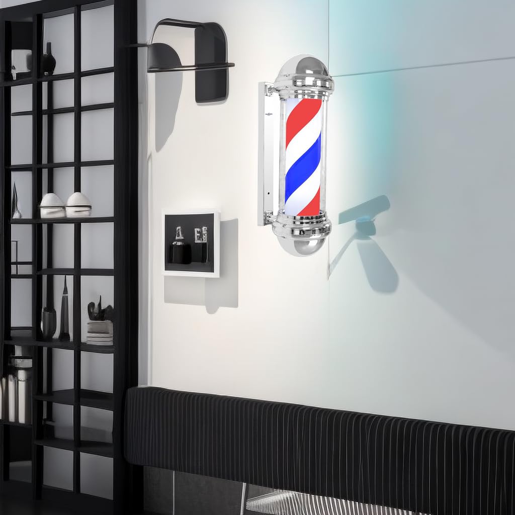 LED Profesjonalny Wykaźnik Barber 92 CM, Światła Walowe LED dla Salonu, 4W