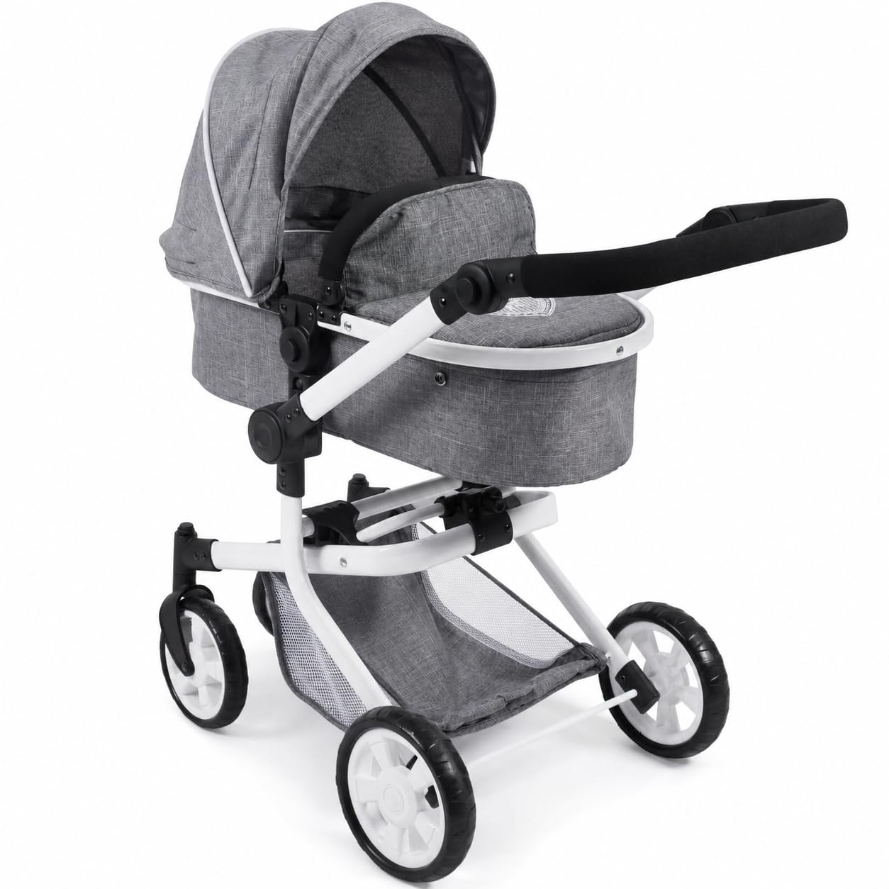 Bayer Chic 2000 Mika 595-76 Combi Doll's Pram Grey