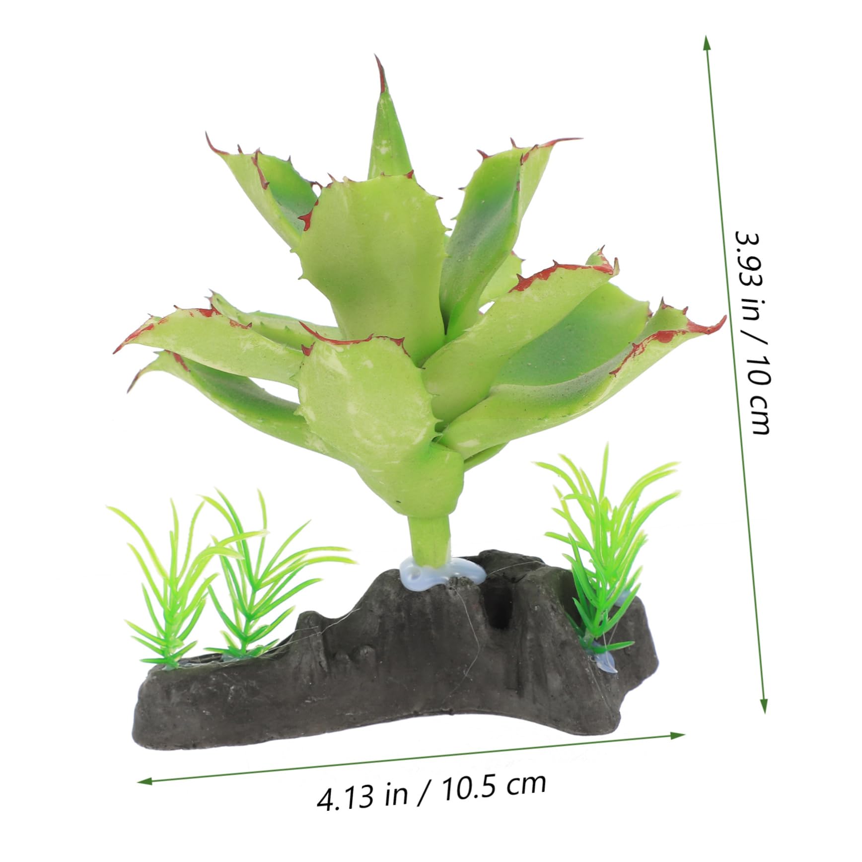 SEWOART Fake Green Plant Terrarium Decor for Reptiles Lifelike Aquarium Decoration Non Fading Plant for Fish Tanks Reptile Habitat Ornament Stylish and Practical Design