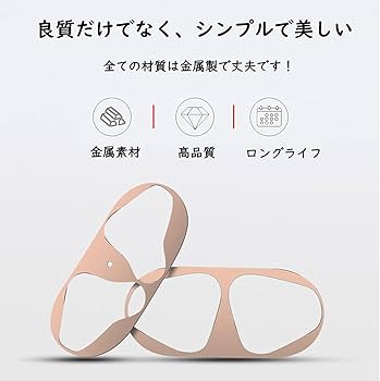 Amazon | CM Tech AirPods ダストガード 【2セット】 スキンシール