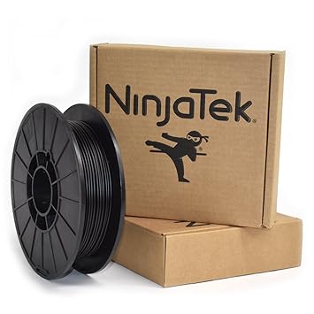 NinjaTek 3DAR01129005 NinjaTek Armadillo TPU Filament, 3.00mm, TPE,.5kg, Midnight (Black) (Pack of 1)