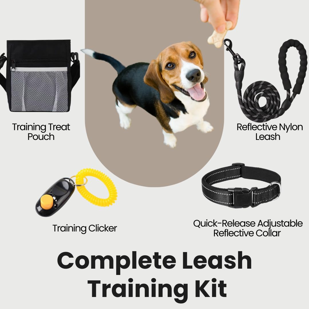 PupLuxe Puppy Starter Kit - Black 22 Piece Dog Training Kit | Great Puppy Gift for First Time & Experienced Owners | New Dog Bundle - image 6