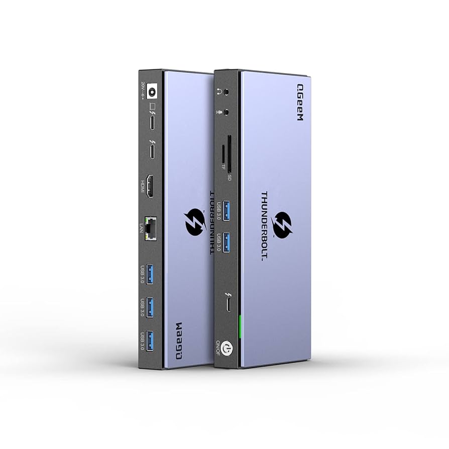 QGeeM USB Docking Station シルバー How to use USB-C Docking Station?