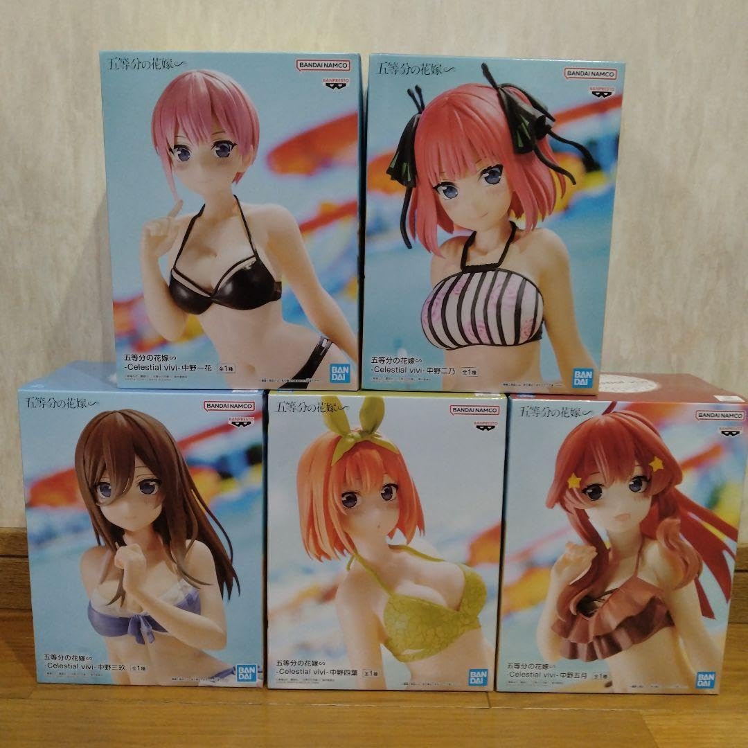 SEGA - 五等分の花嫁 水着フィギュアフルコンプセット Amazon.co.jp: 五等分の花嫁 水着フィギュア フルコンプセット