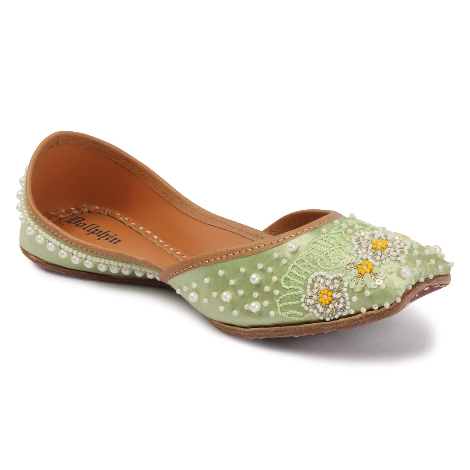 Women Pista Embroidered Ethnic Jutti Handcrafted DJ-22-image-24