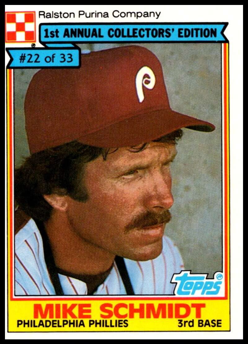 1984 Ralston Purina #22 Mike Schmidt