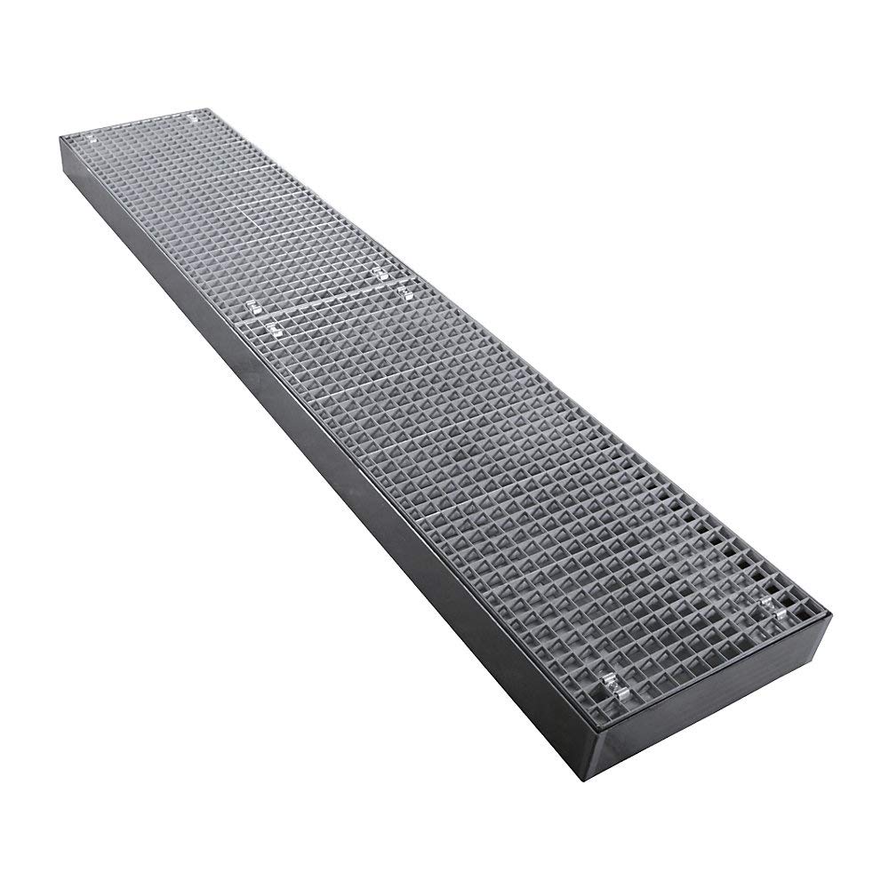 Certeo - Cubeta plana hecha de acero galvanizado - ancho 500 mm, capacidad de 100 l - bandejas de palets levellers rampa niveladores palet sumideros de almacenamiento y estaciones de toma de bandejas de recogida bandejas planas bandejas levellers bandejas