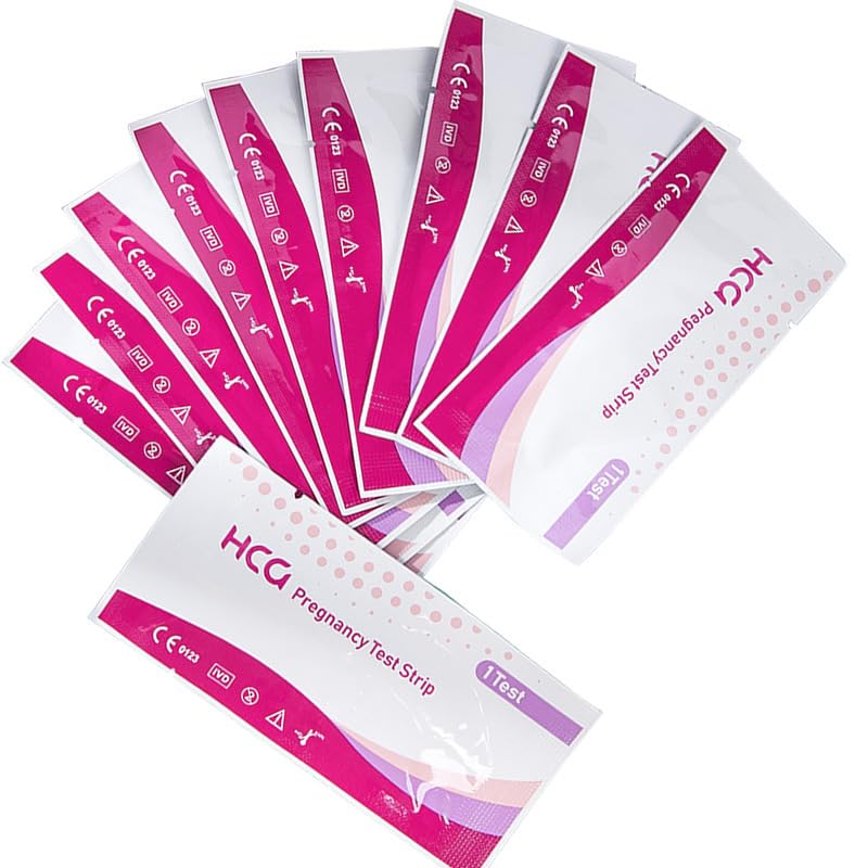 HQRKOTM Prueba de embarazo de 20 piezas, ptest de embarazo, prueba de HCG con resultados precisos y confiables