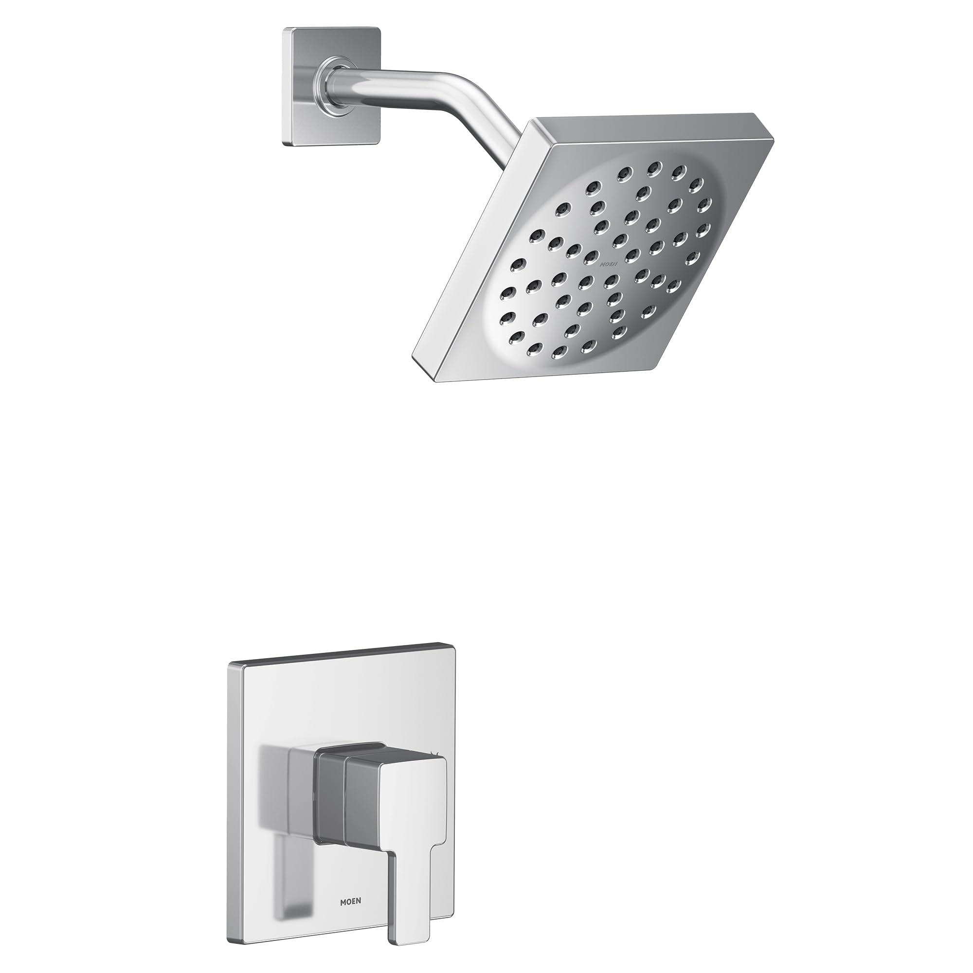 Garniture de douche pour robinetterie encastrée gain de place douche italienne