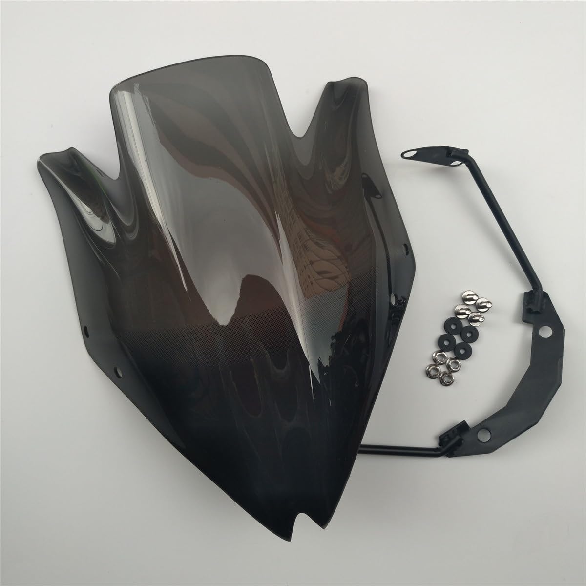 Do Z750R 2007-2012 Szyba Przednia, Osłona , Spoiler W Kolorze Przydymionym Czarnym Przedłużenie szyby motocykla(Clear)