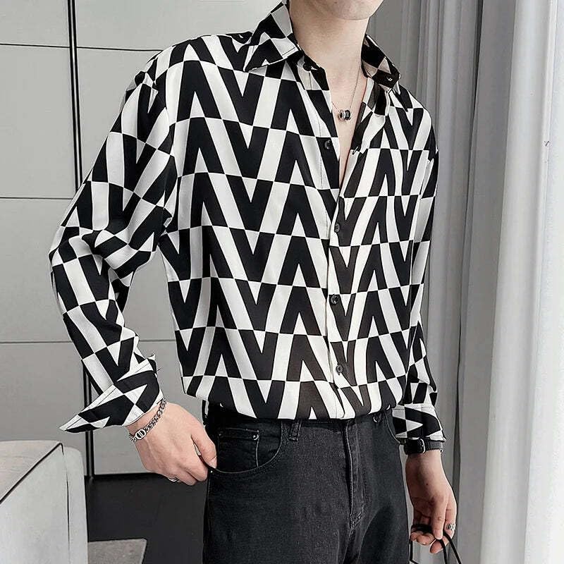 Image of White Polyester Printed Men's Shirt | Mens Casual Shirt | Men Stylish Shirt | Men's Regular Fit | Men Formal Shirt | Men's Slim Fit