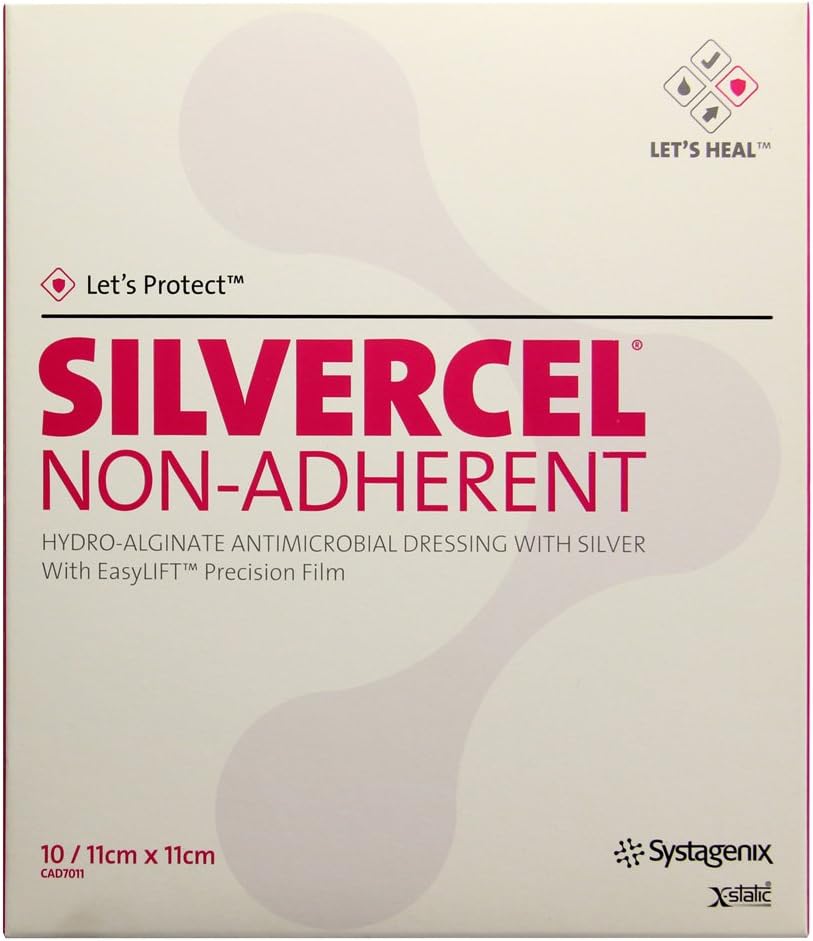 D7707 Non-Adherent Dressing, 11cm x 11cm, Pack of 10