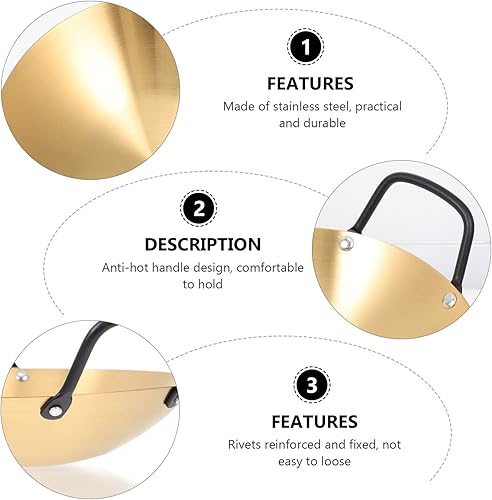 Miniatura 8 de DOITOOL Wok Ramen Pot de fondo plano Olla de fideos coreanos Olla de cocina con asa Tazones de ensalada Recipientes de alimentos Calentamiento