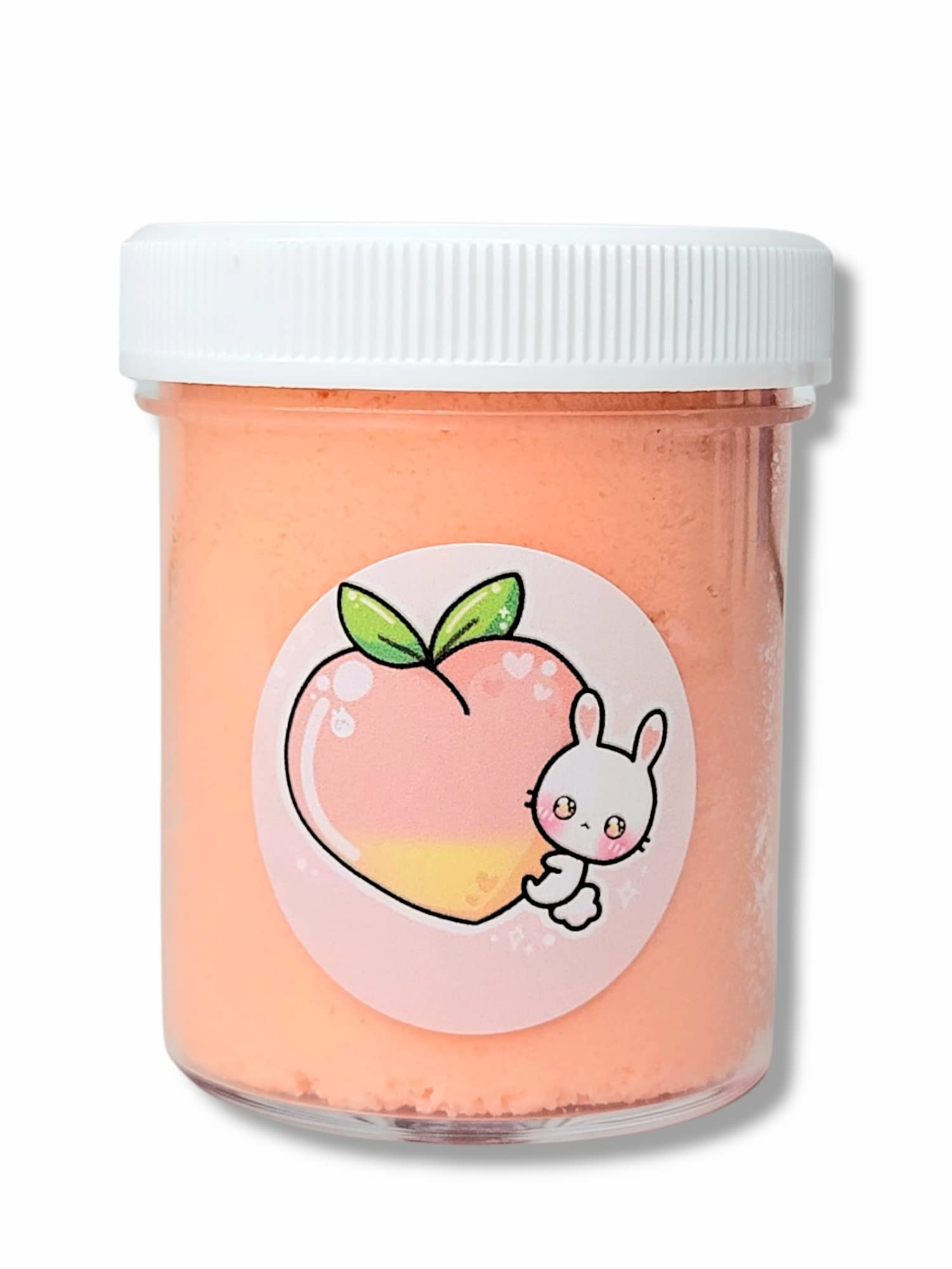Peach Fuzz Handmade Scented Fluffy Cloud Slime 4oz - Hoshimi Slimes