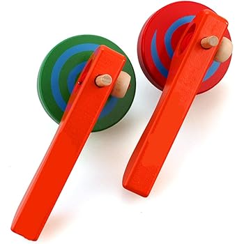 pull string spinning tops