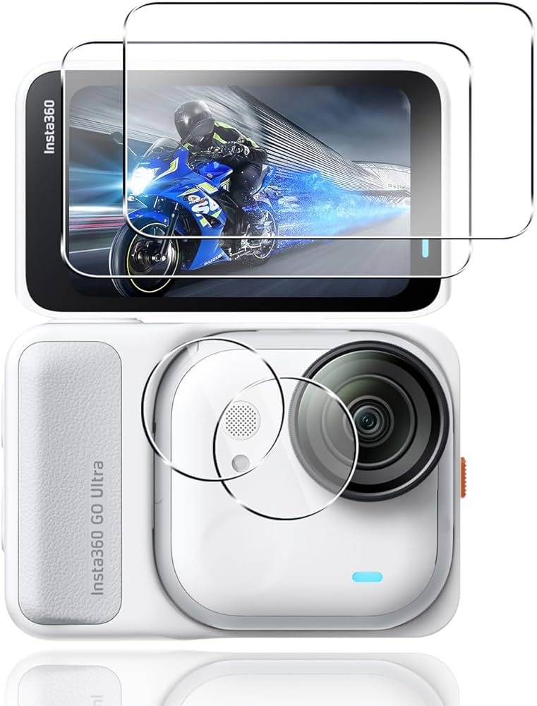 Insta360 Go3S カメラフィルム 2枚 + レンズ保護フィルム 2枚 Amazon