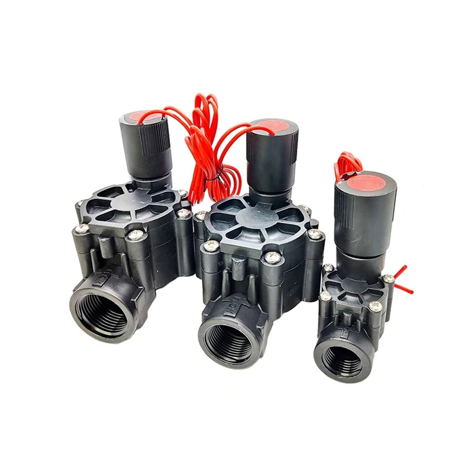 VSPPJYFG Irrigation Solenoid Valve Sprinkler Nylon Valve 220V 110V 24V 12V DC Latching(OneSize,24VDC)