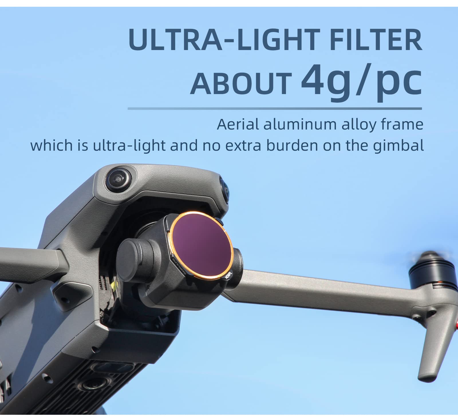 Juego de filtros polarizados Ajustables para dji Mavic 3 Drone Accesorios Juego de 4 Piezas/para dji Mavic 3 Filtro Lente de Cámara Filtro Profesional MUV ND PL CPL (ND4+ND8+ND16+ND32)