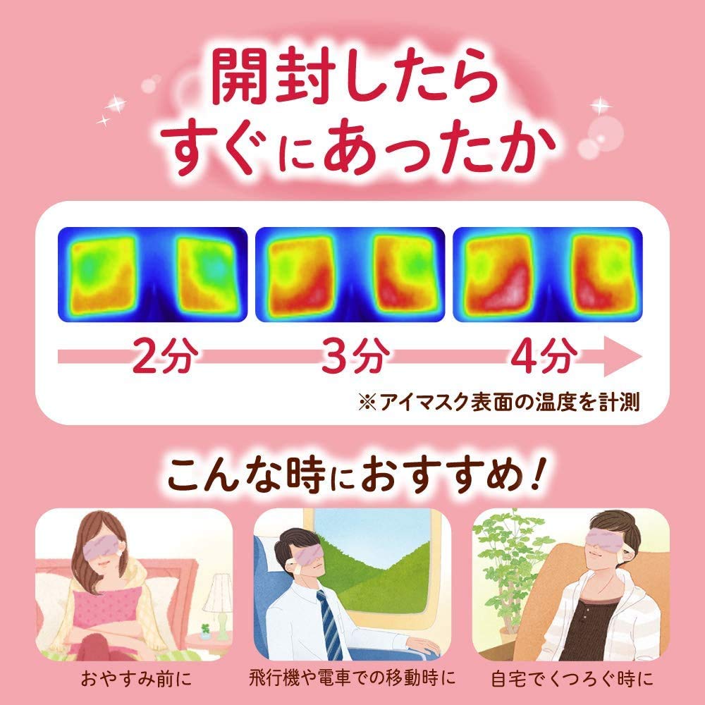 めぐりズム 蒸気アイマスク ラベンダー 12枚 3個