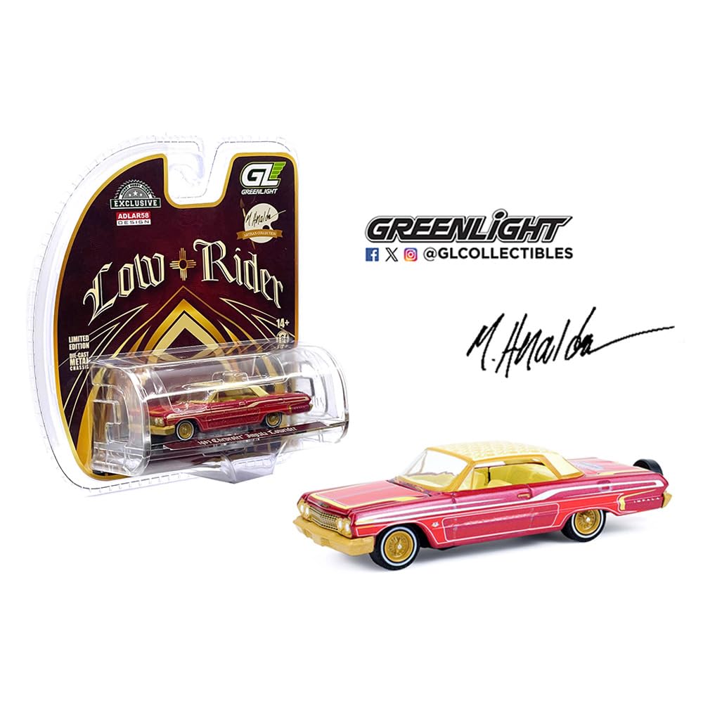 レベル 1/64 ローライダー ロングホーラー トレーラーインパラギャングスター Amazon | GREENLIGHT 1:64 SCALE Michael Heralda Special Edition