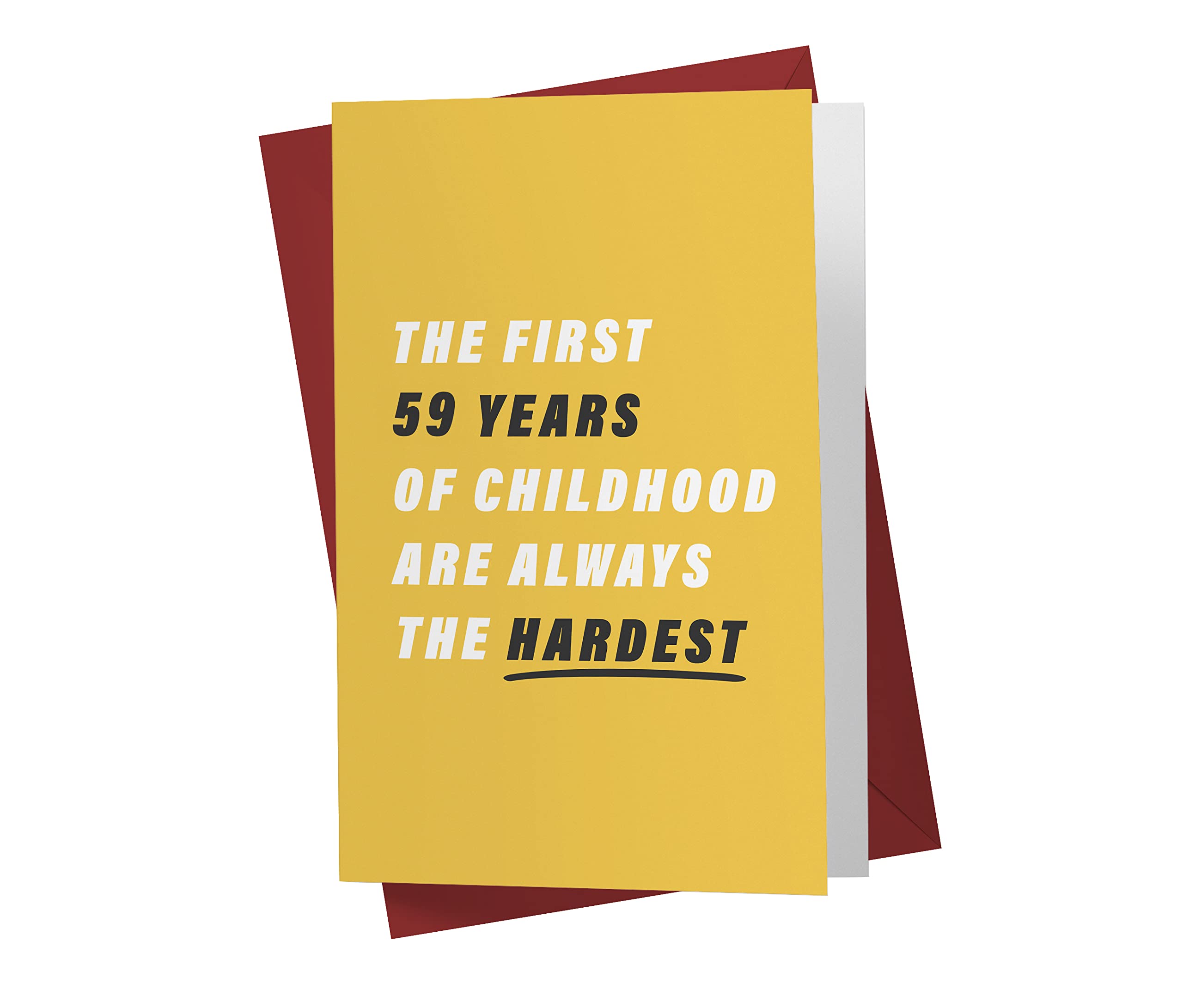 Buy 59th Birthday Card for Him Her - 59th Anniversary Card for Dad Mom ...