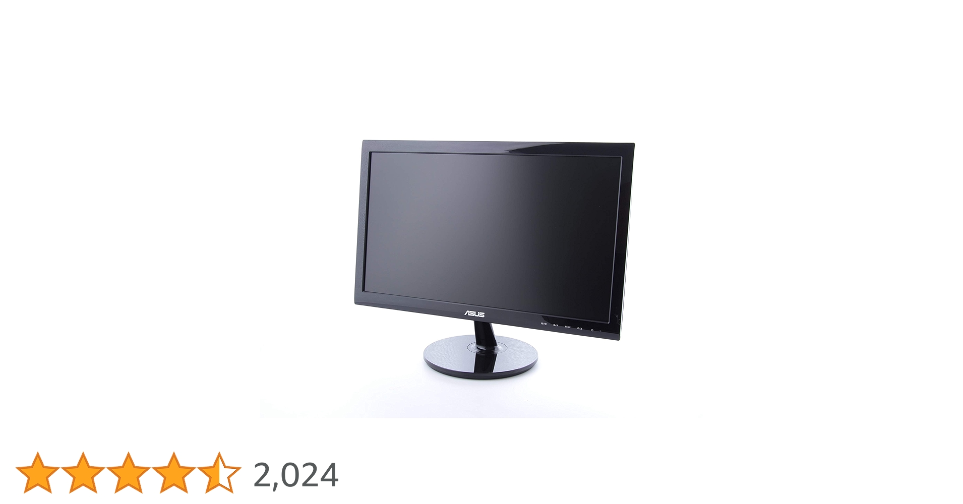 ASUS VS197DE 18.5 Inc Monitor, 1366x768 (Resolution), D-Sub