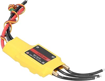 Dilwe RC Boat ESC,Lightweight 125A 2Way Water Cooling Brushless Electronic Speed Controller for RC Boat Airship Upgrade Parts