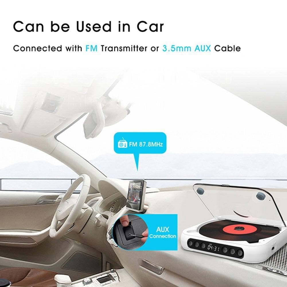Student Tragbarer Player Bluetooth Audio Tragbarer Auto Disc Player Study Player Tragbarer Bluetooth Repeater