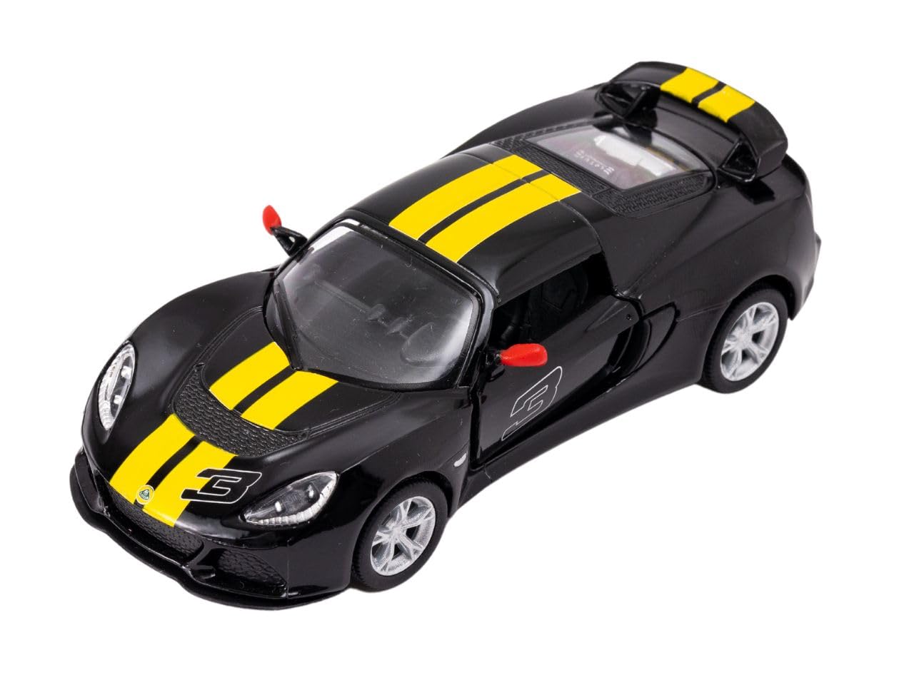 Easy Toys Model Car Compatible with Lotus Exige S 2012. Scale Toy Car with Opening Doors, Model Cars (Black)