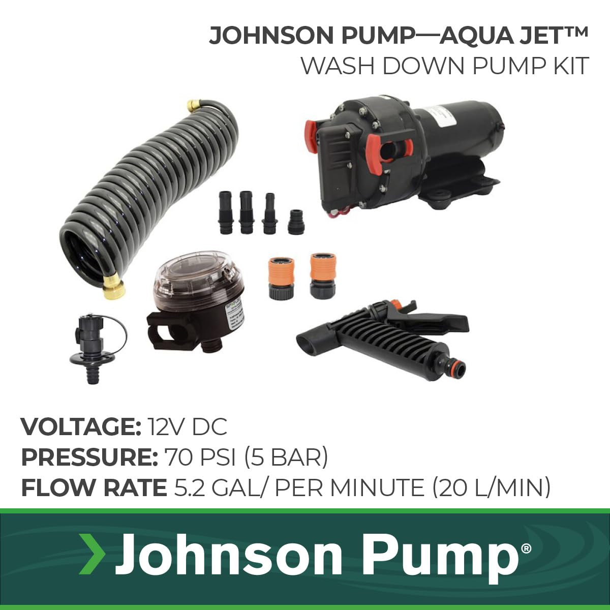 Amazon.com : Johnson Pump Model 64534 Marine Aqua Jet Wash Down