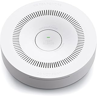 TREATLIFE Smart WiFi Smoke & Carbon Monoxide Detector, Battery Backup, Smoke & CO Alarm Combo, App Notification, Wireless Interconnect, Voice & Replacement Alert, Photoelectric Sensor Fire Alarm