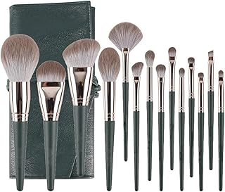 Makeup brush set 14 pieces of powder blusher ...