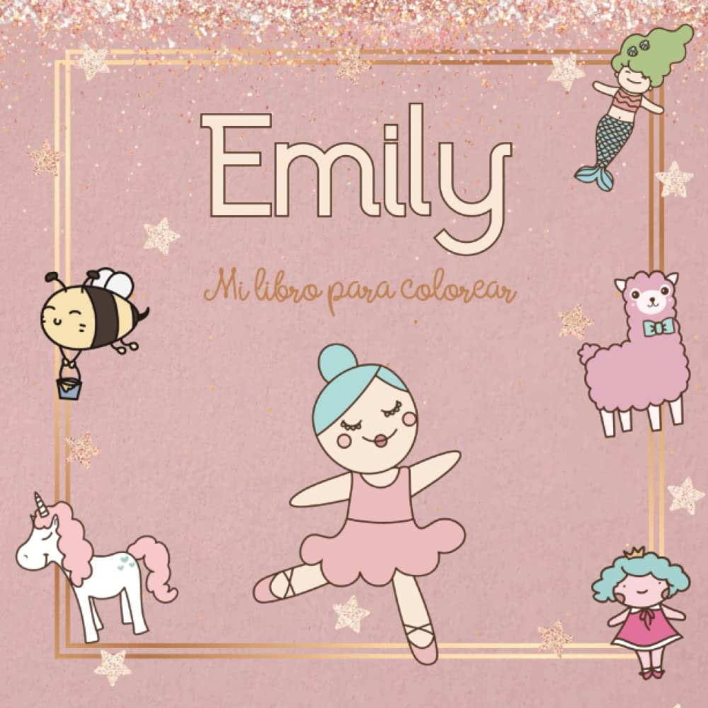 Buy Emily: Mi libro para colorear. Libro para colorear personalizado ...