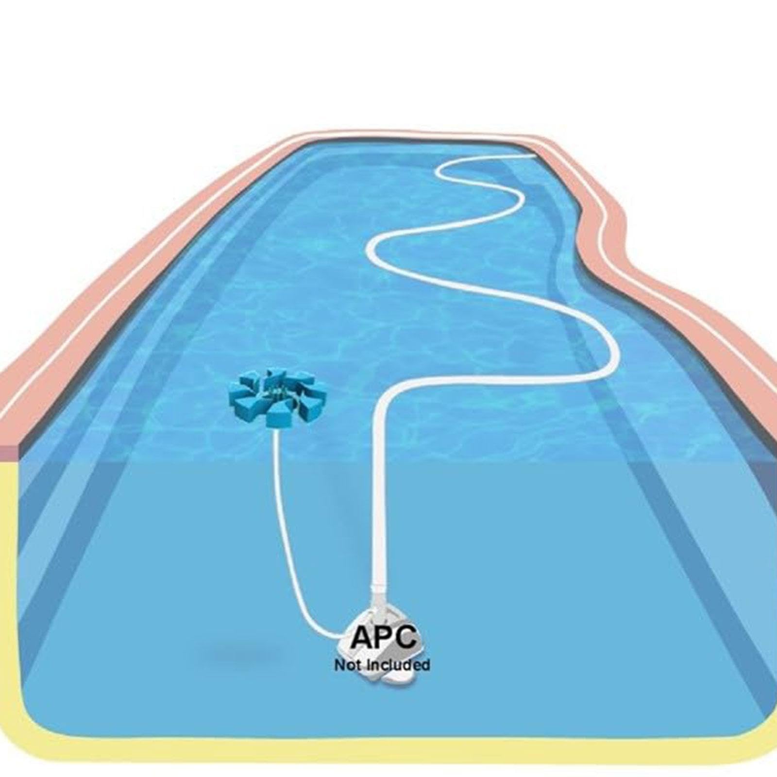 Nettoyeur de Surface Automatique pour Piscine, Remplacement pour Clarificateur, Skimmer et Accessoire Pratique, Efficace, Professionnel et Facile à in