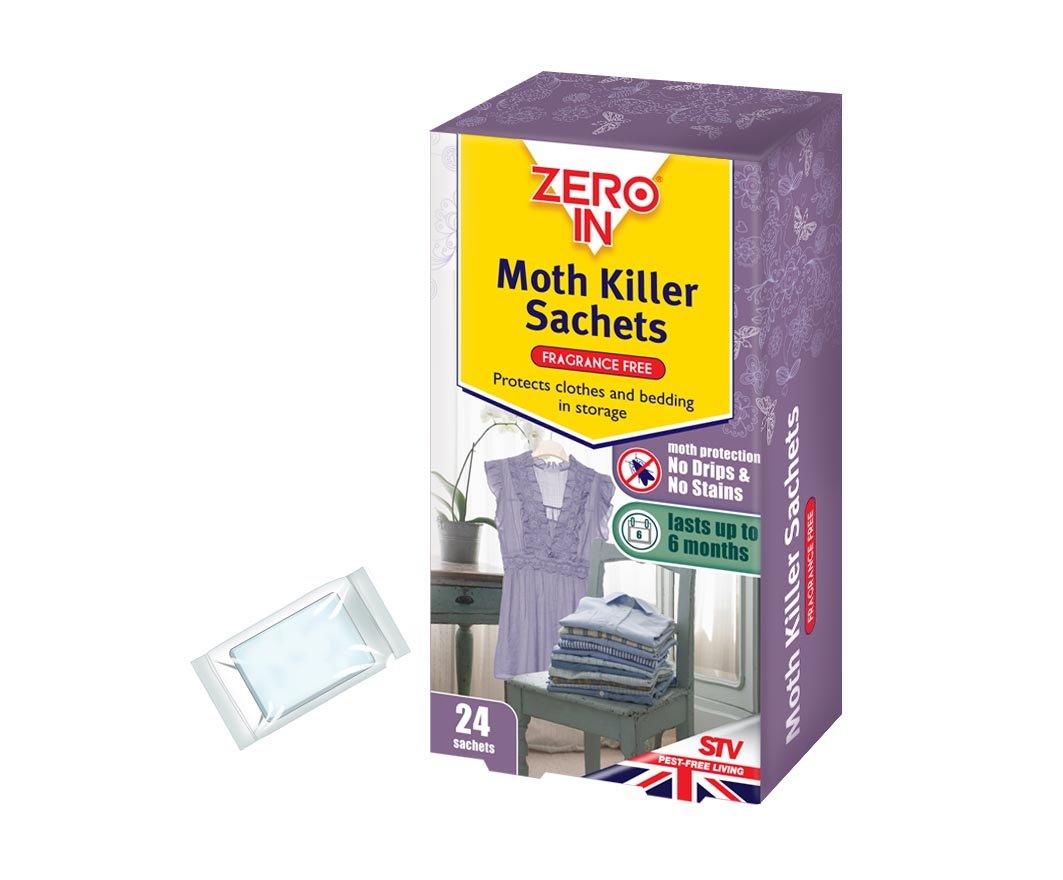 Buy Zero In Clothes Moth Killer Sachets, 24 Pack Online at desertcart UAE