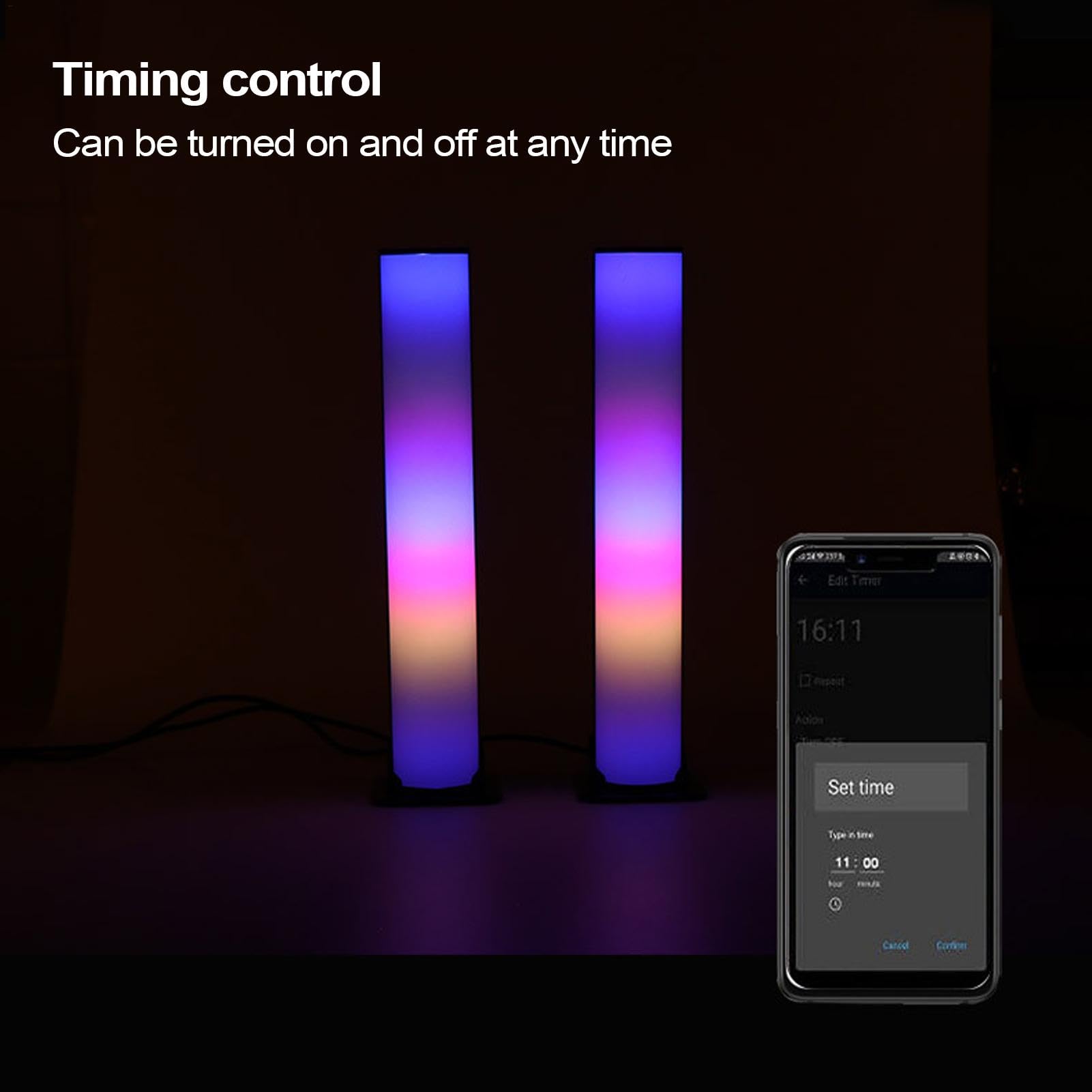 Barra luminosa a LED per scrivania, decorative RGB Luce RGB controllata