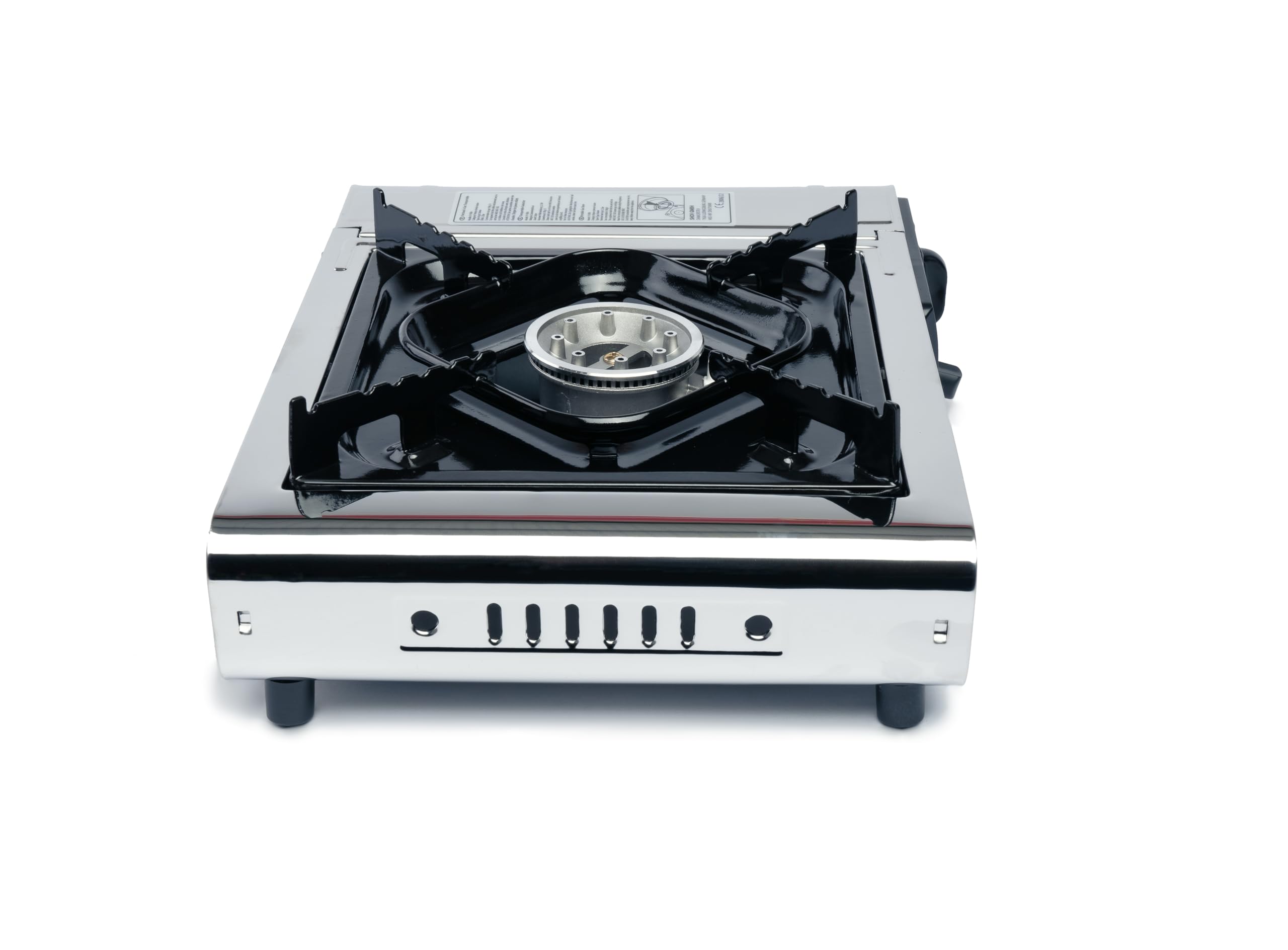 Imex tragbarer Gaskocher 2,2 kW, Campingkocher mit Tasche, geeignet für den Einsatz im Camping, Outdoor, Auto, Wohnwagen, automatische Piezo-Zündung