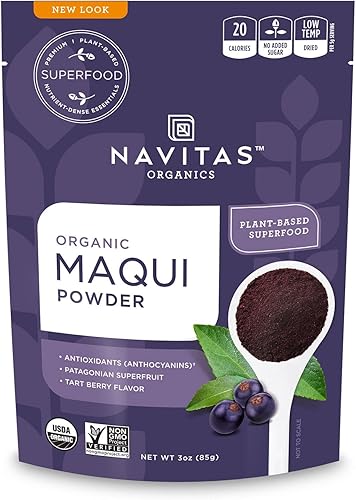 Maqui en polvo Navitas Organics, 3 oz Bolsa disponible en Yaxa El Salvador