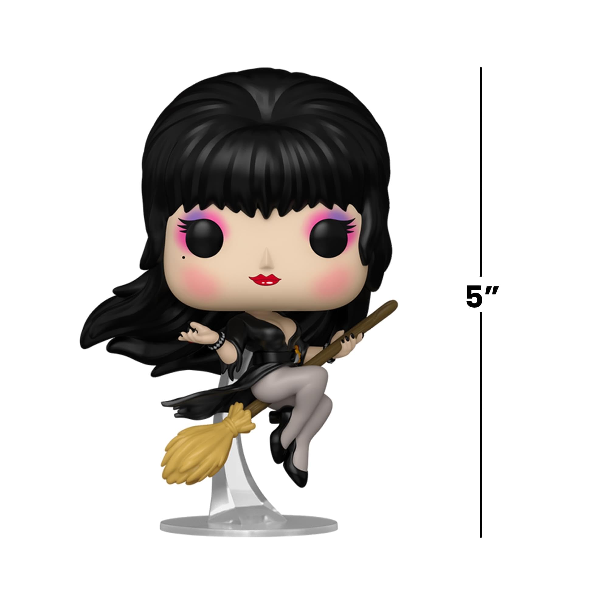 Funko Pop! Icons: Elvira Mistress Of the Dark, Elvira Mistress Of the Dark Broom, Collectable Vinyl Figure, Gift Idea - Image 3