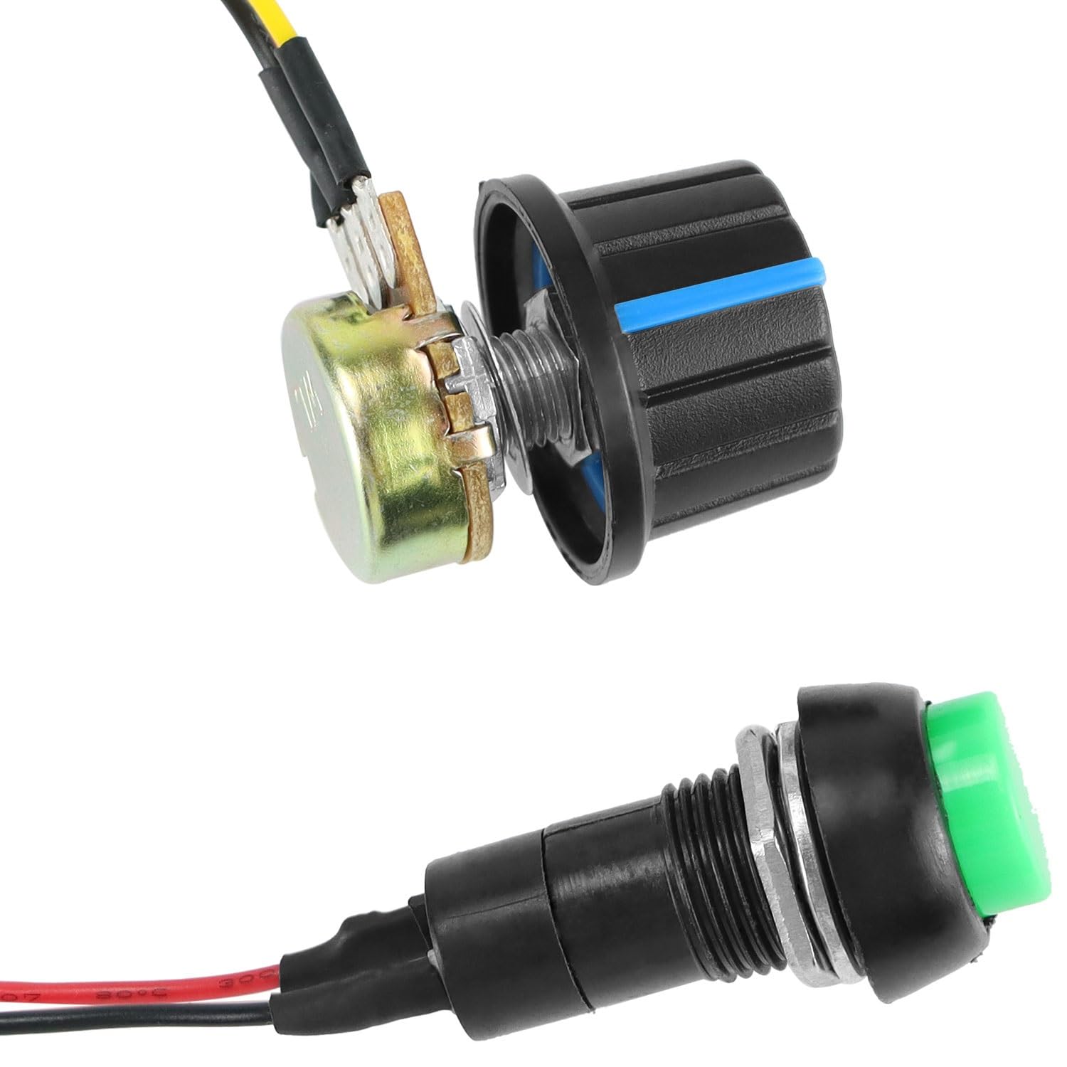 QWORK PWM DC Motor Drehzahlregler – 6–60 V, 30  Produktbild-Vorschau 3