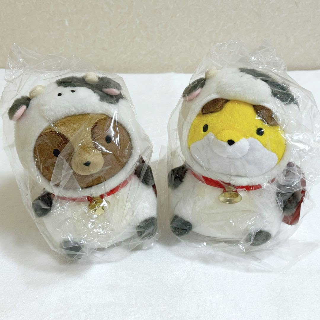 Amazon.co.jp: タヌキとキツネ ハッピーバッグ 干支ぬいぐるみ