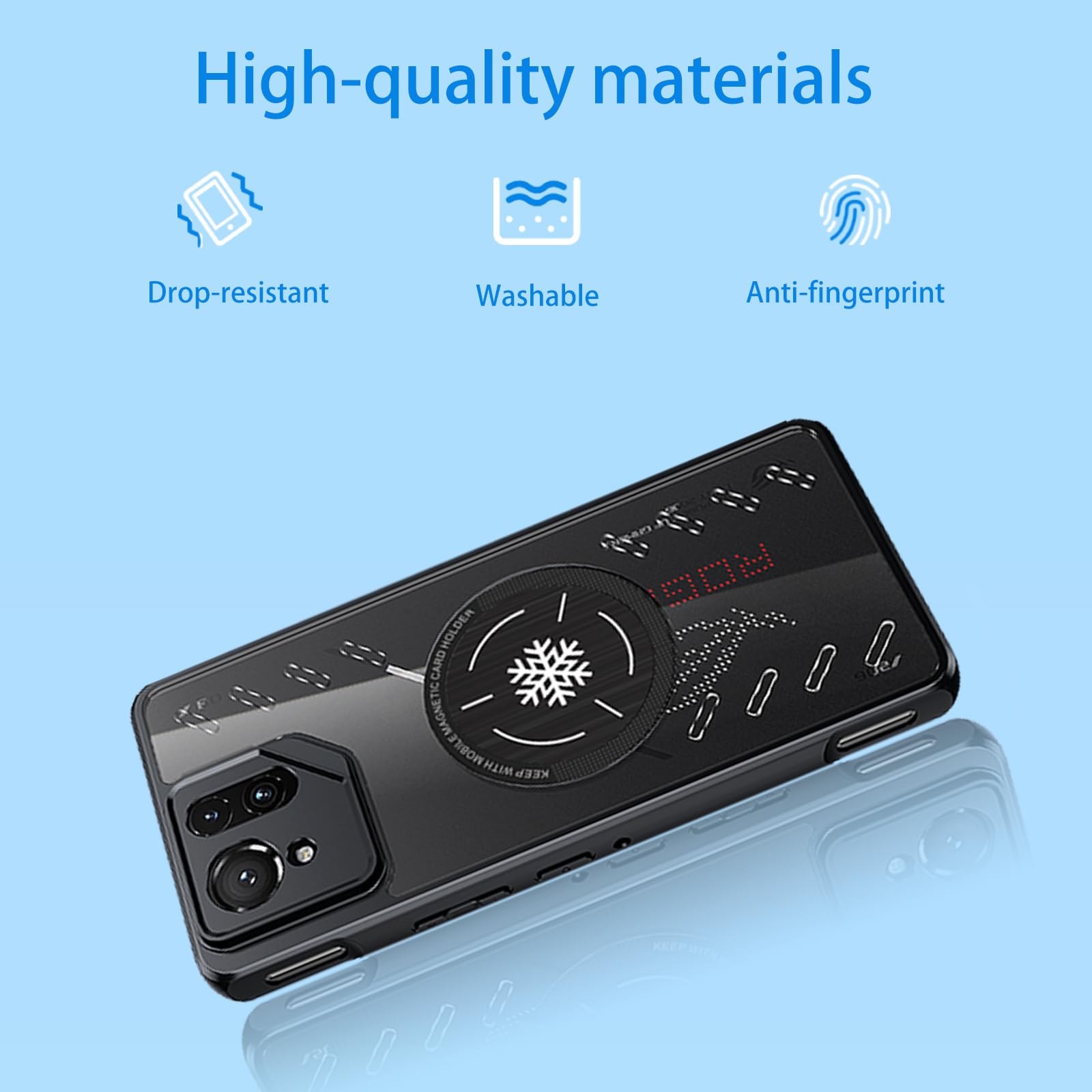 Coque Asus ROG Phone 9 / 9 Pro - Cooling - Noire - NEUVE - Protection + Refroidissement
