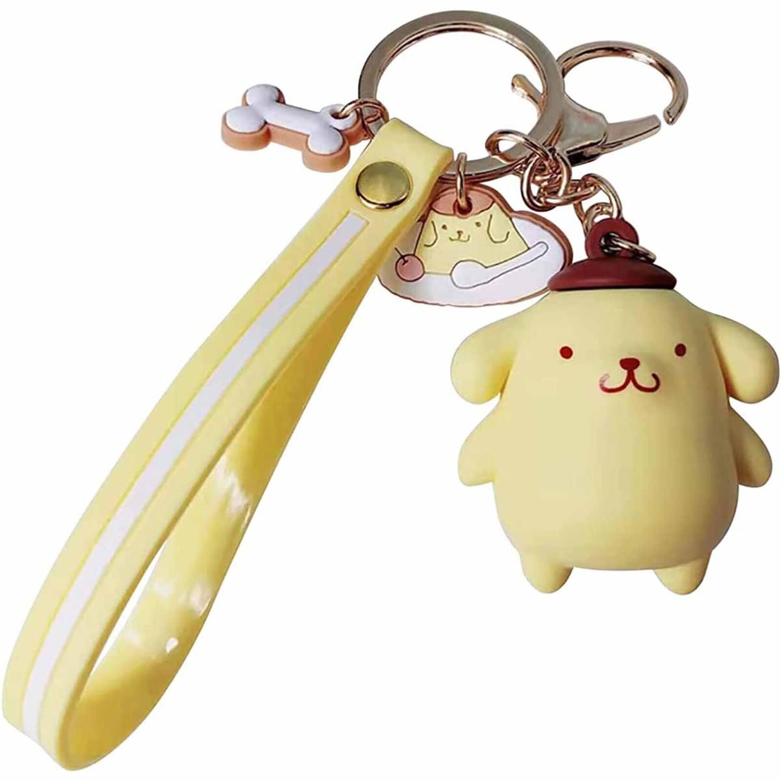 DDJSJCute Keychain Set Anime Cartoon Figure Pendant Kawaii Car Keychain Accessories for Women